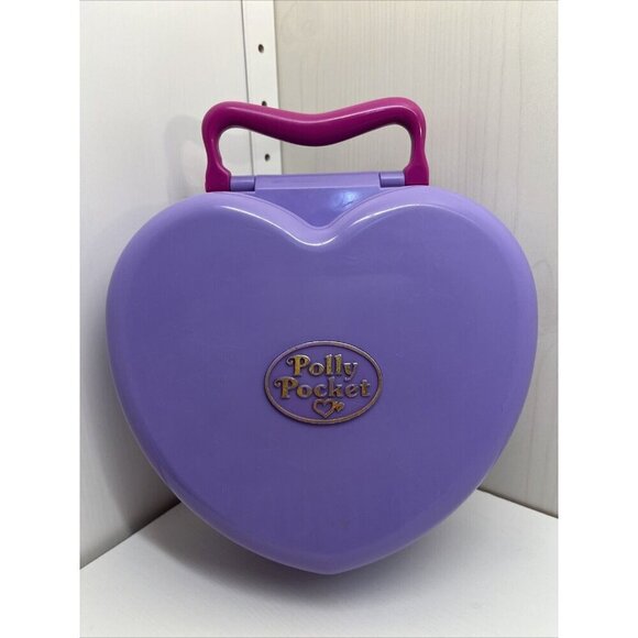 Polly Pocket Bluebird Wonderful Wedding Party Purple Heart Vintage 1994 **PARTS* - Picture 1 of 14